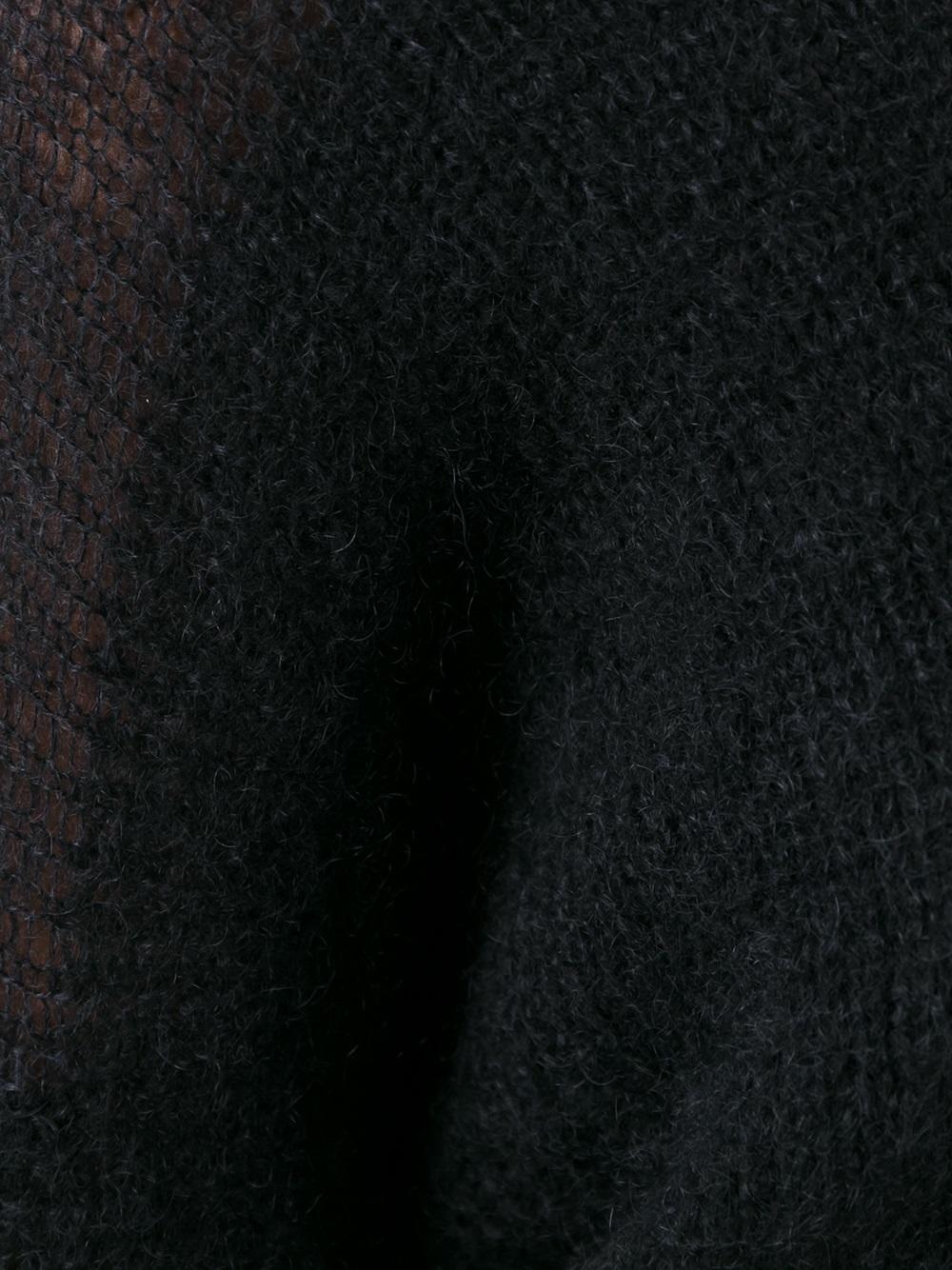 V-neck loose-fit jumper