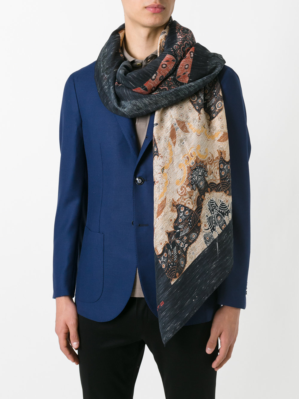 multi-print scarf