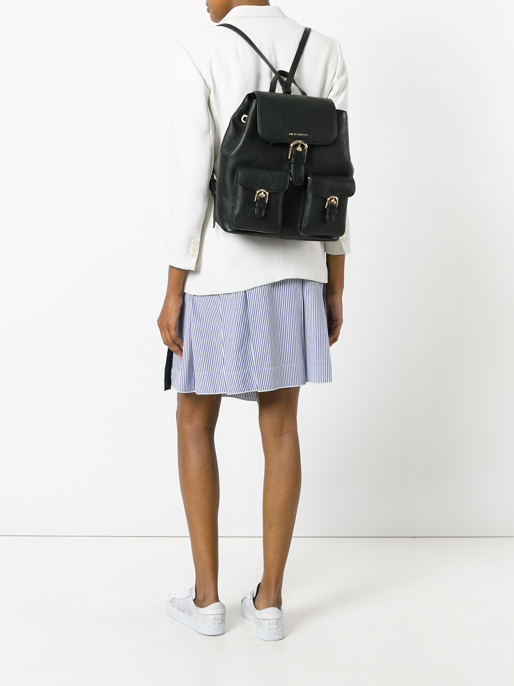 buckled backpack