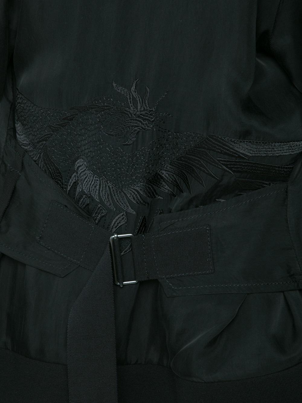 zipped oversized jacket 