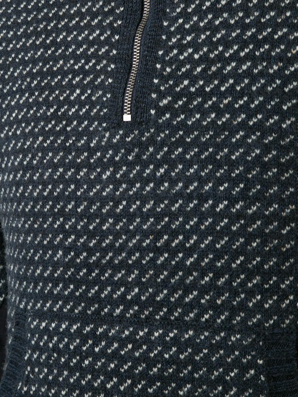 kangaroo pocket zipped jumper