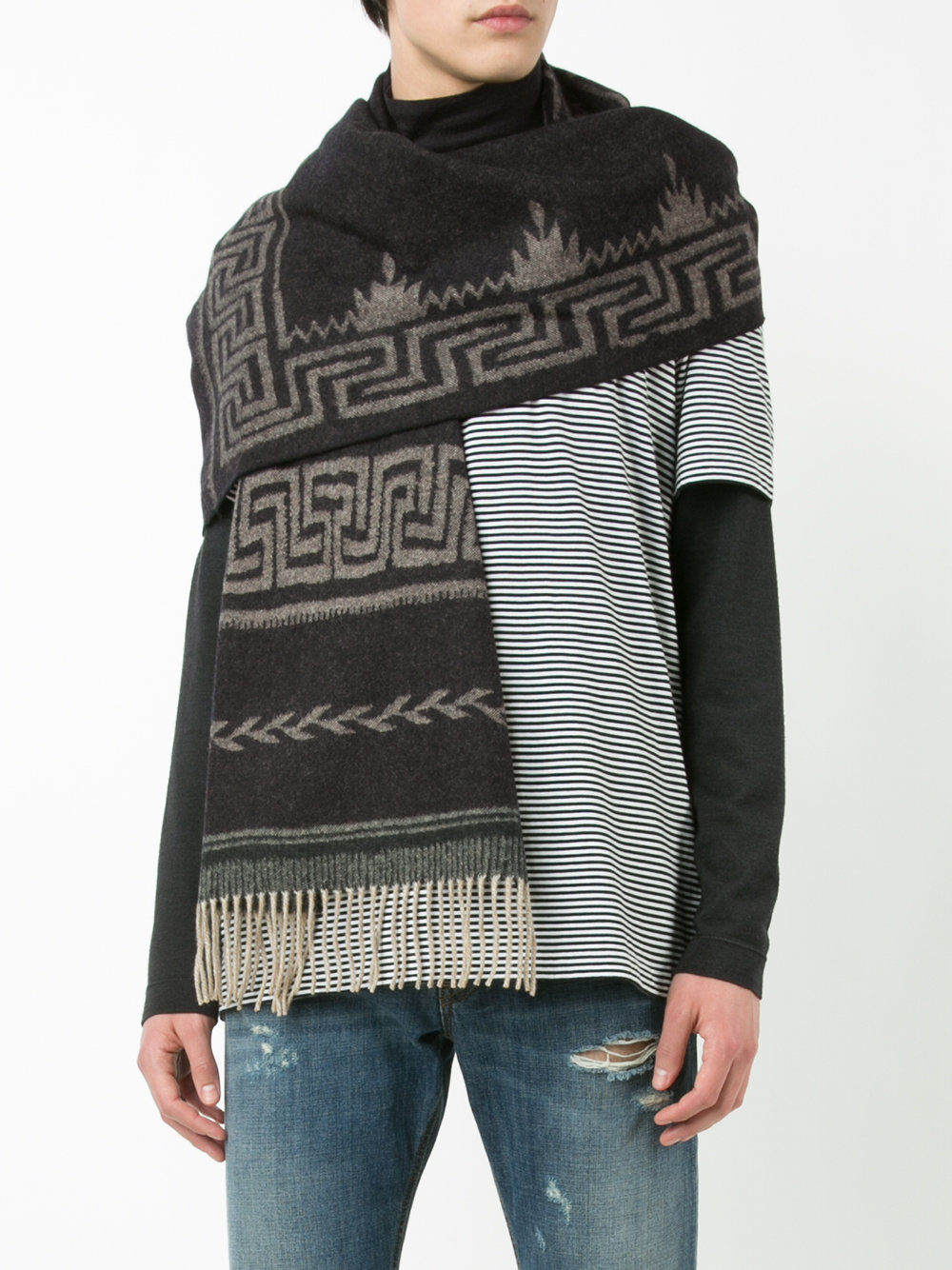 fringed scarf