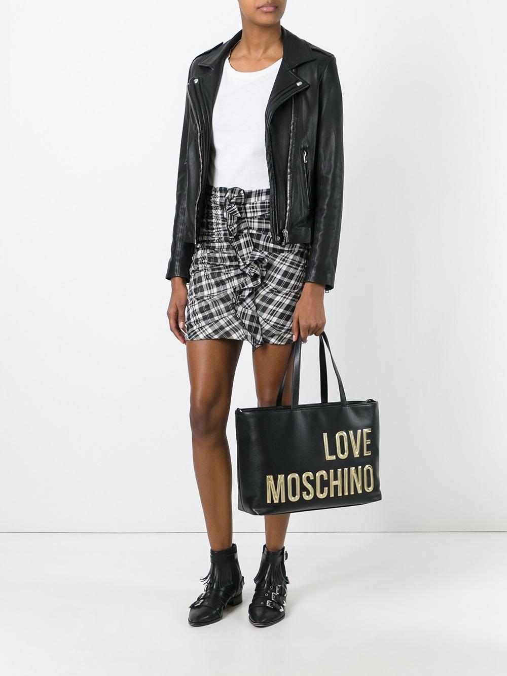 logo rectangular tote
