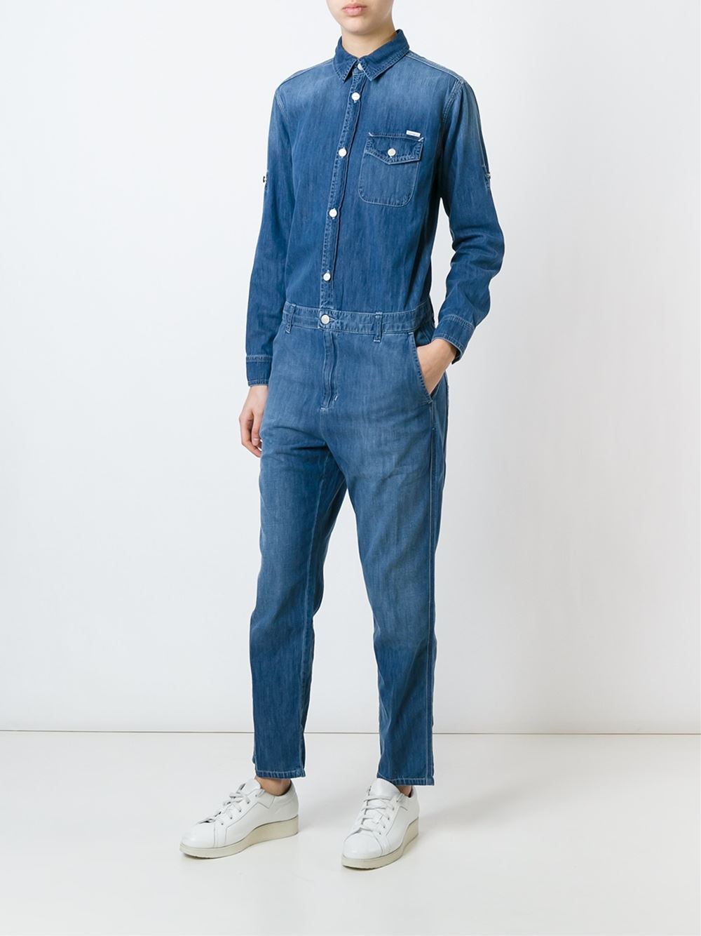 denim jumpsuit