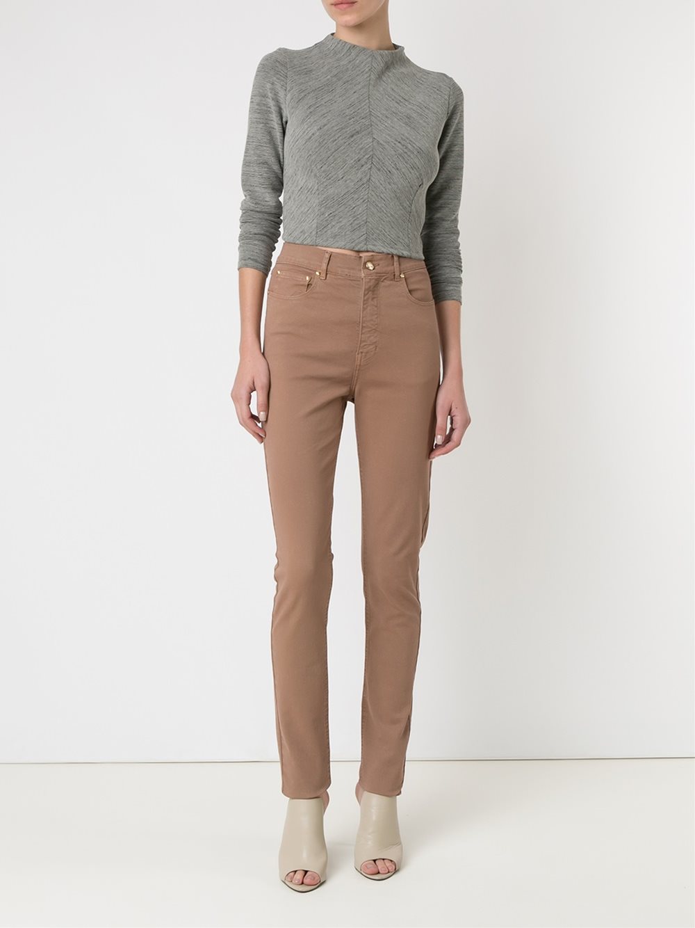 high waisted skinny jeans