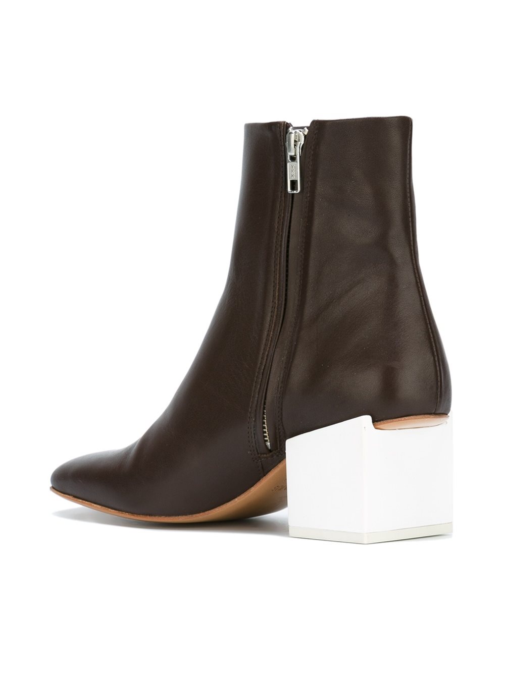 chunky heel ankle boots