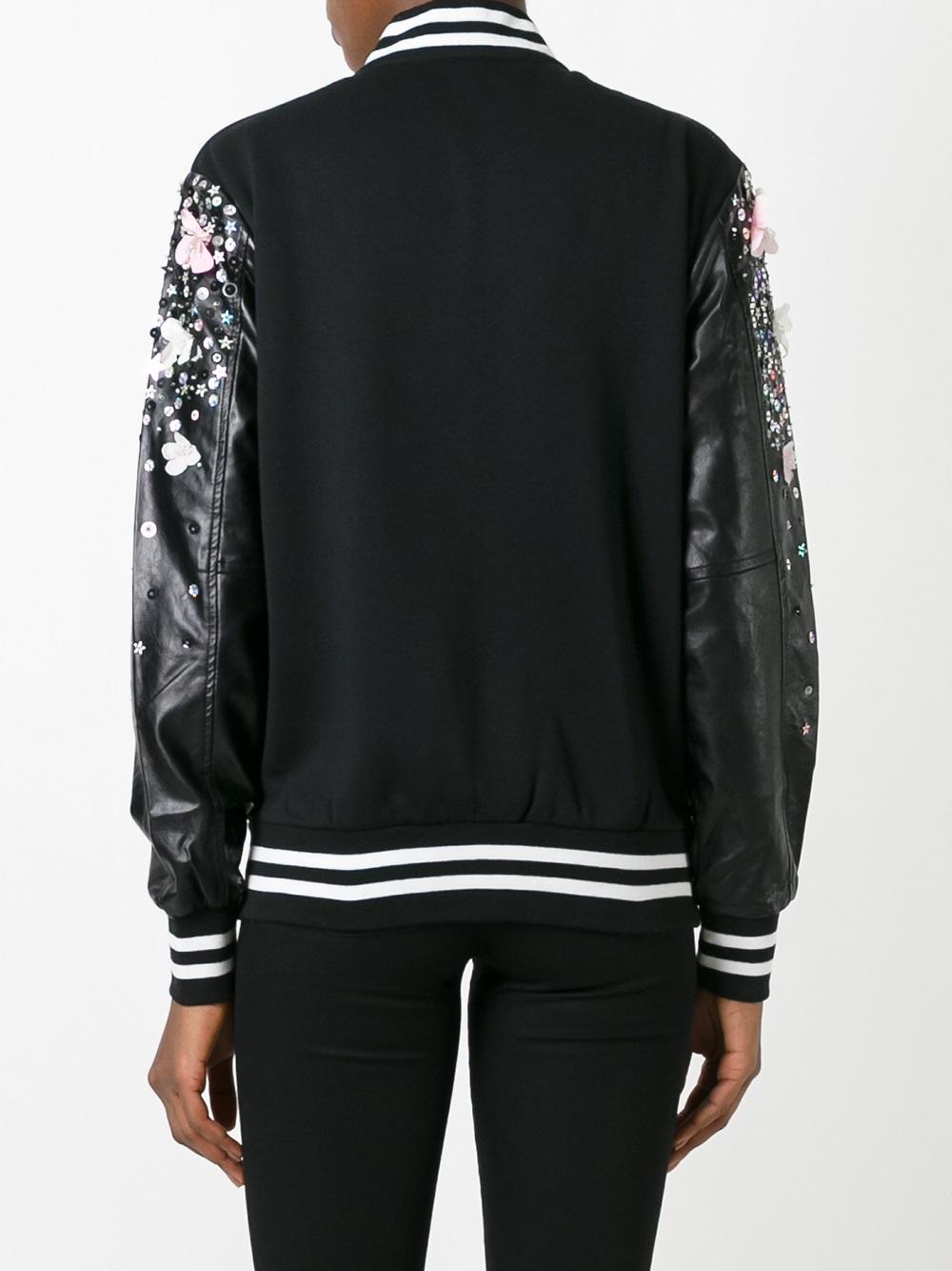 floral print bomber jacket 