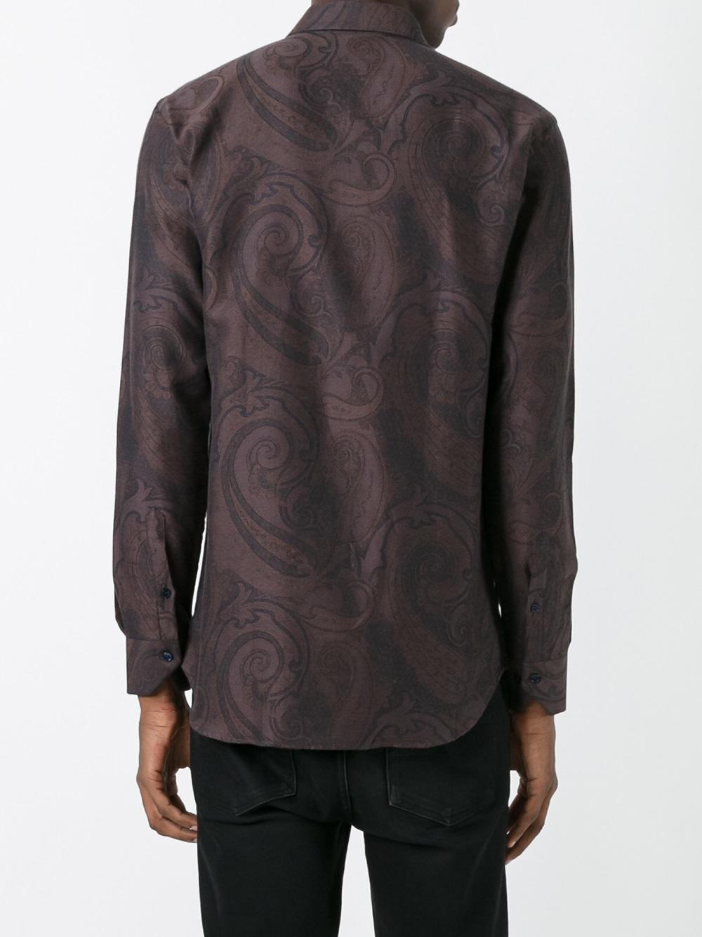 paisley print shirt 
