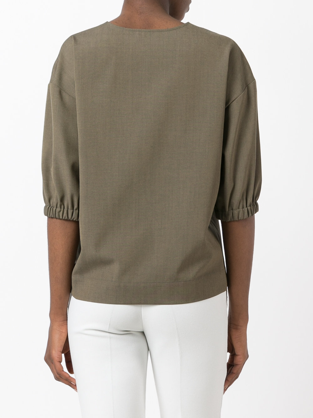V-neck blouse