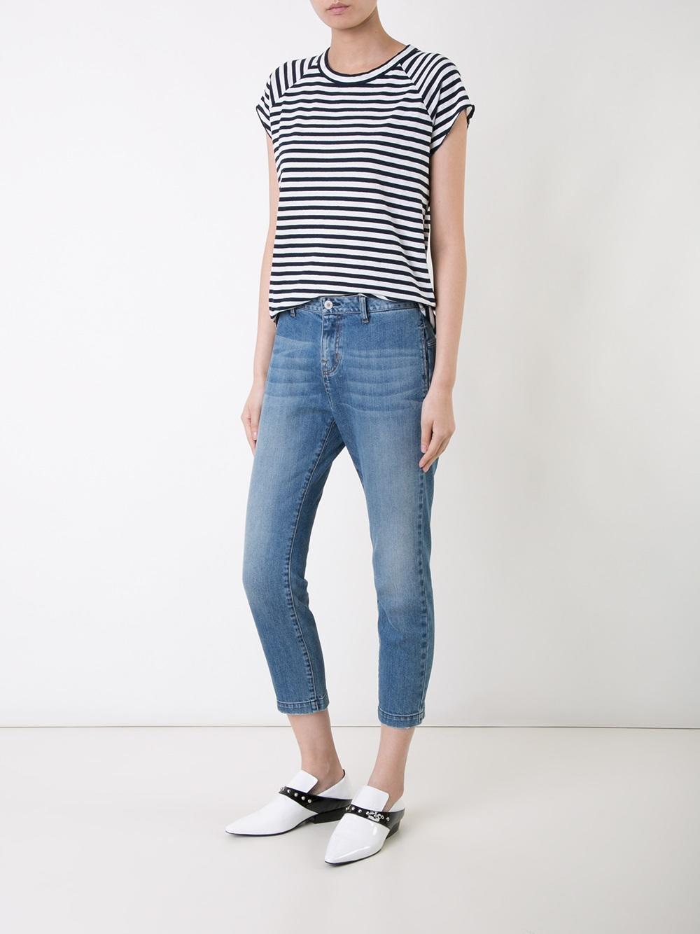 cropped jeans