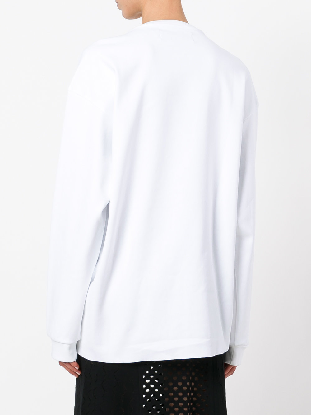 front-tie detail sweater