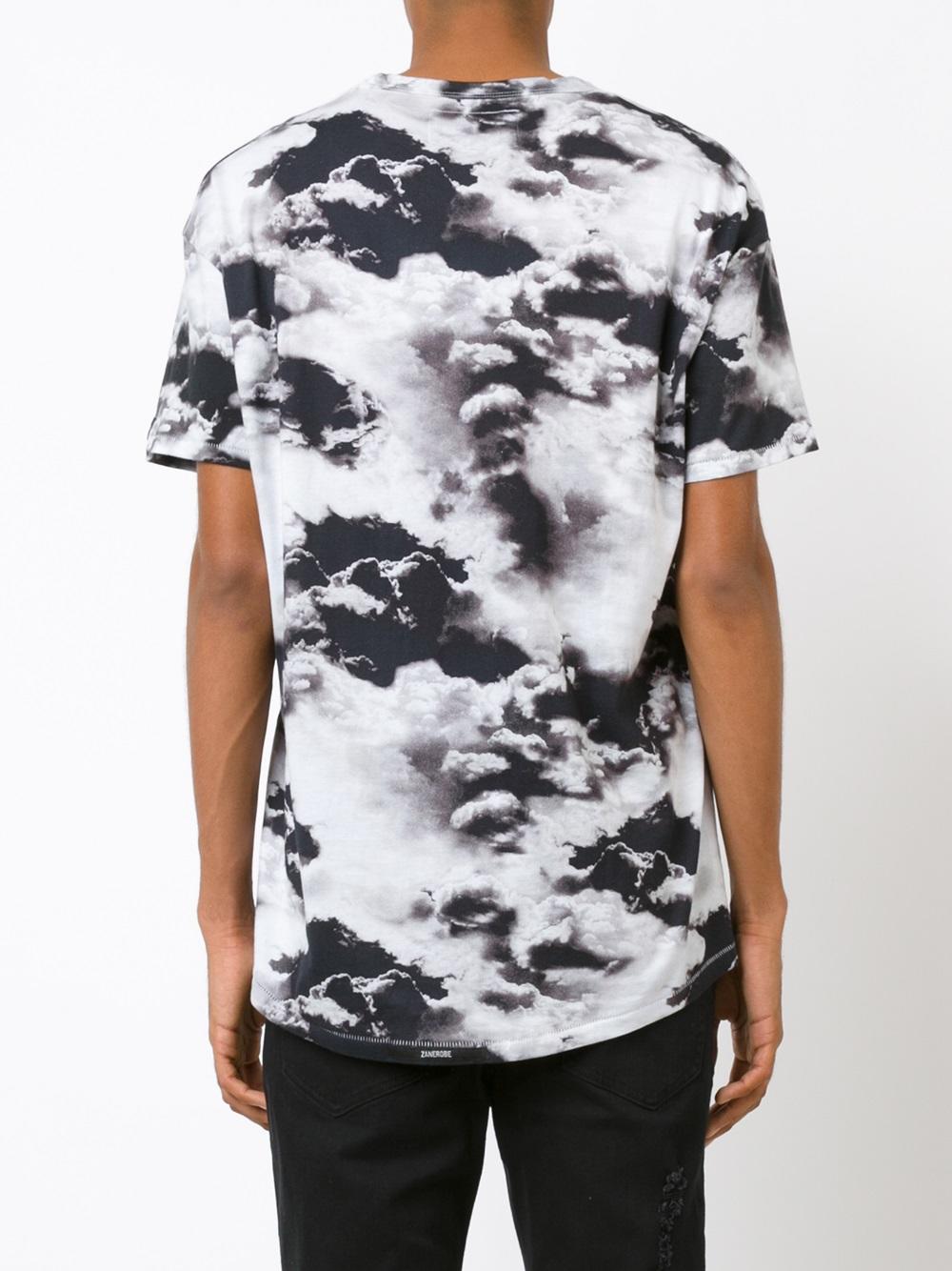 cloud print T-shirt 