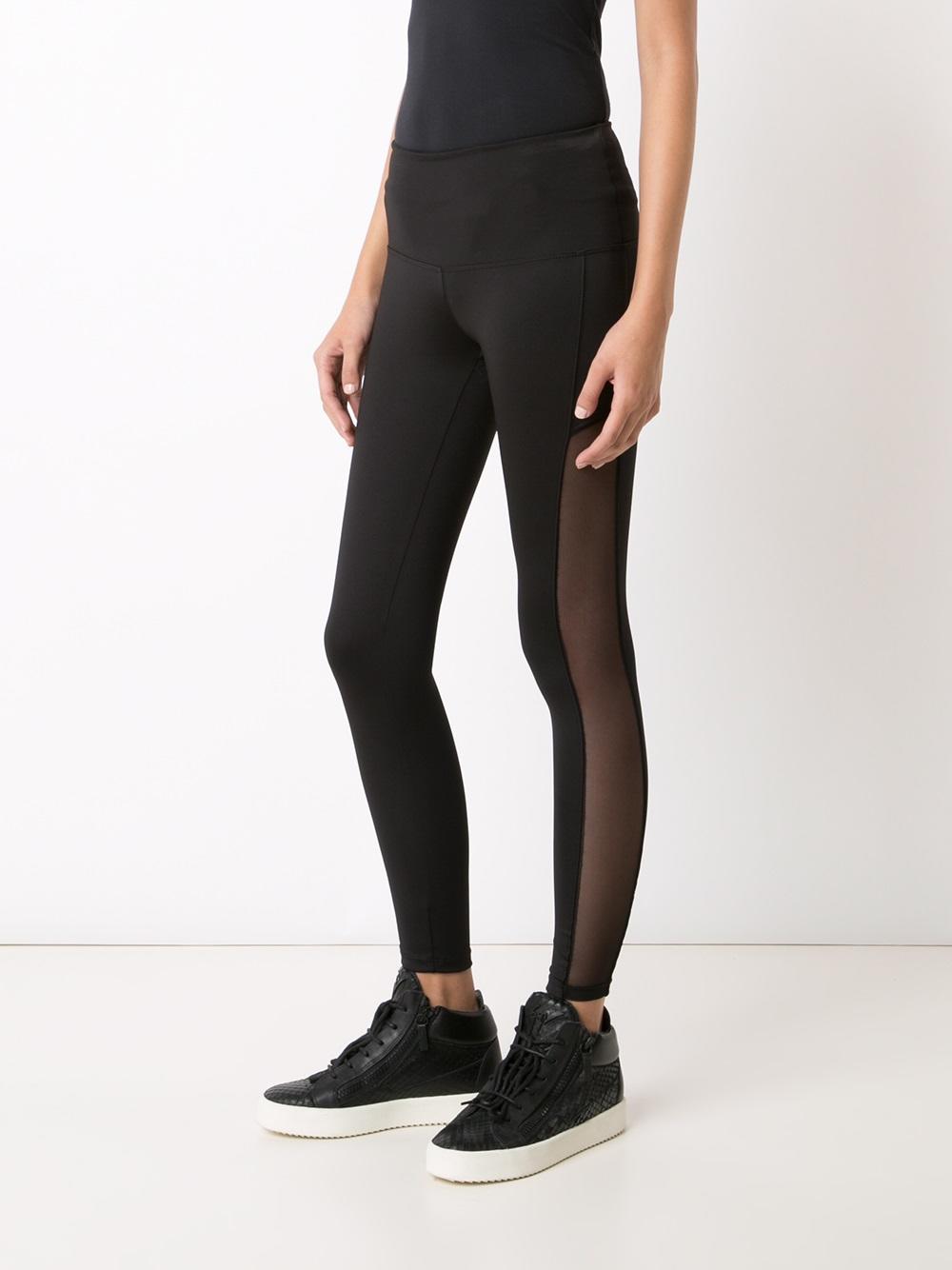mesh insert leggings