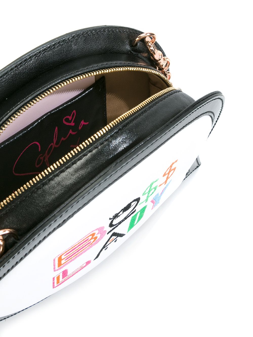 speech bubble crossbody bag