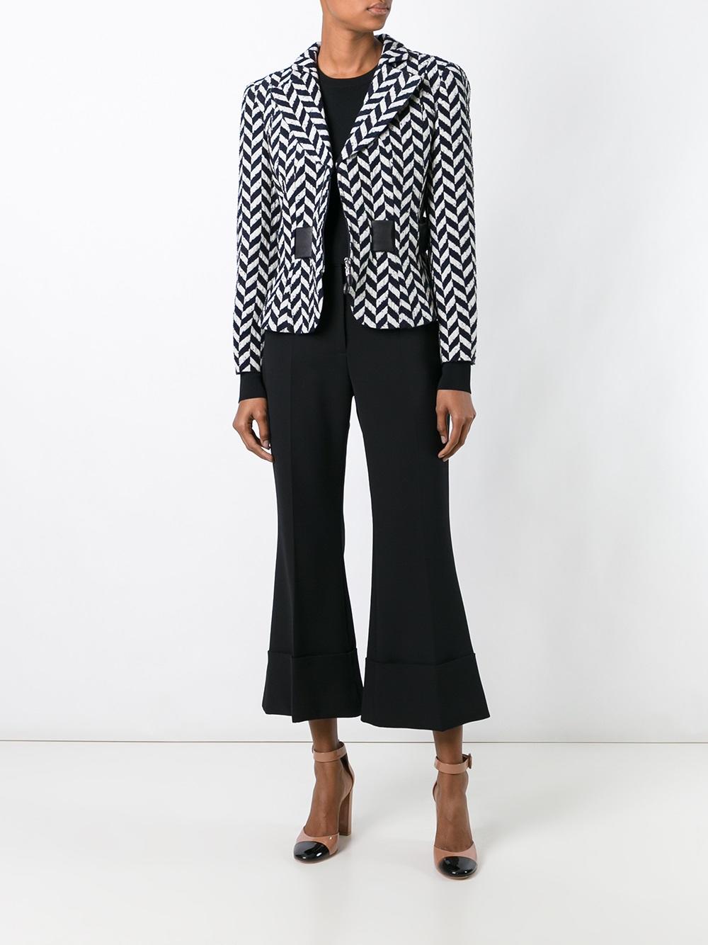 'Optical Effect' blazer