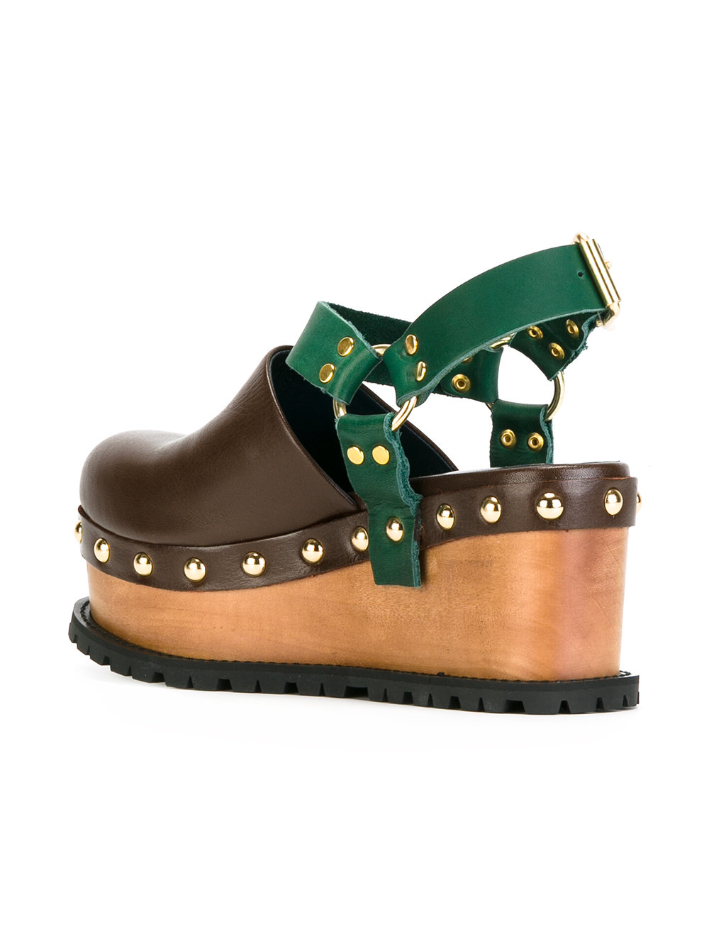 studded clog sandals