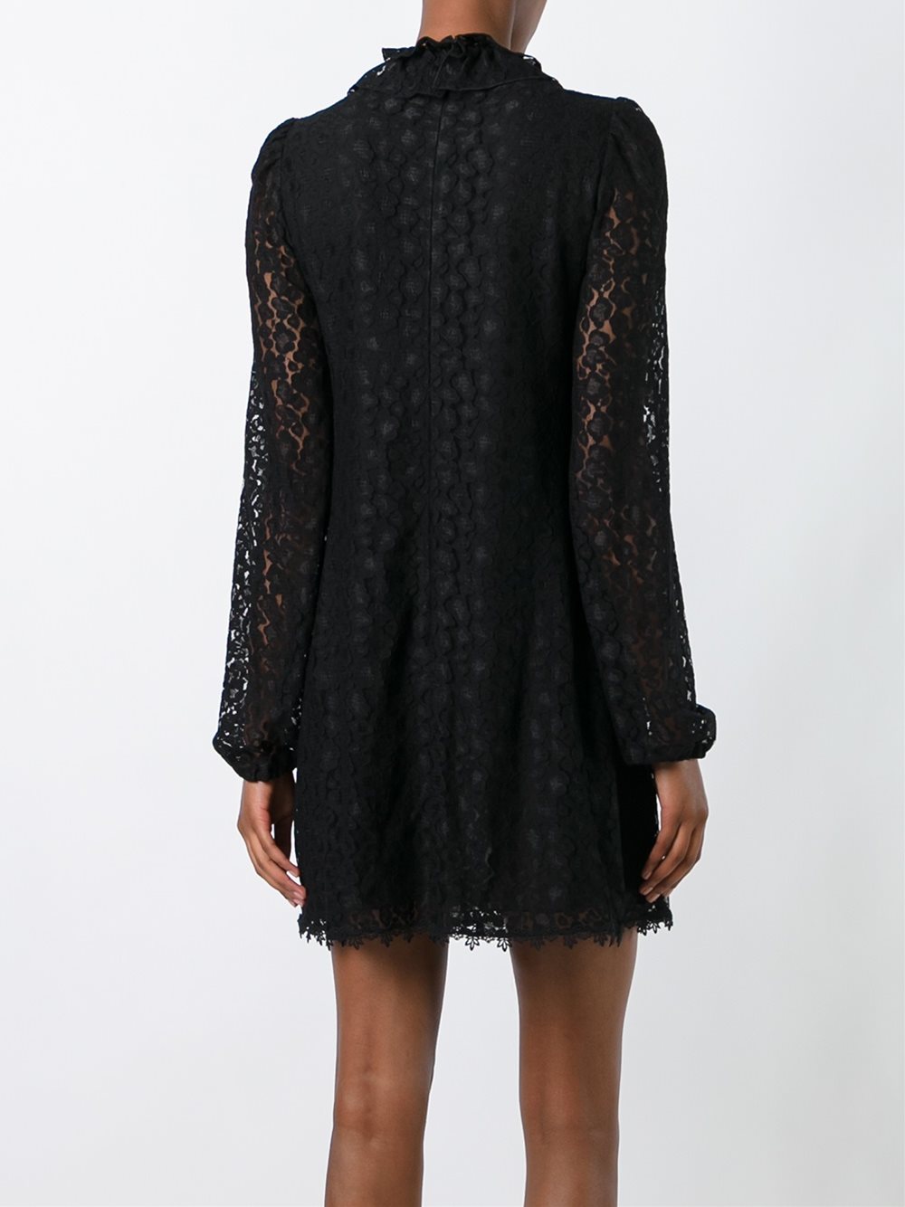 lace overlay dress