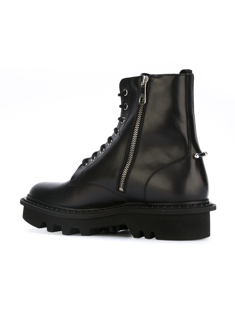piercing detail boots
