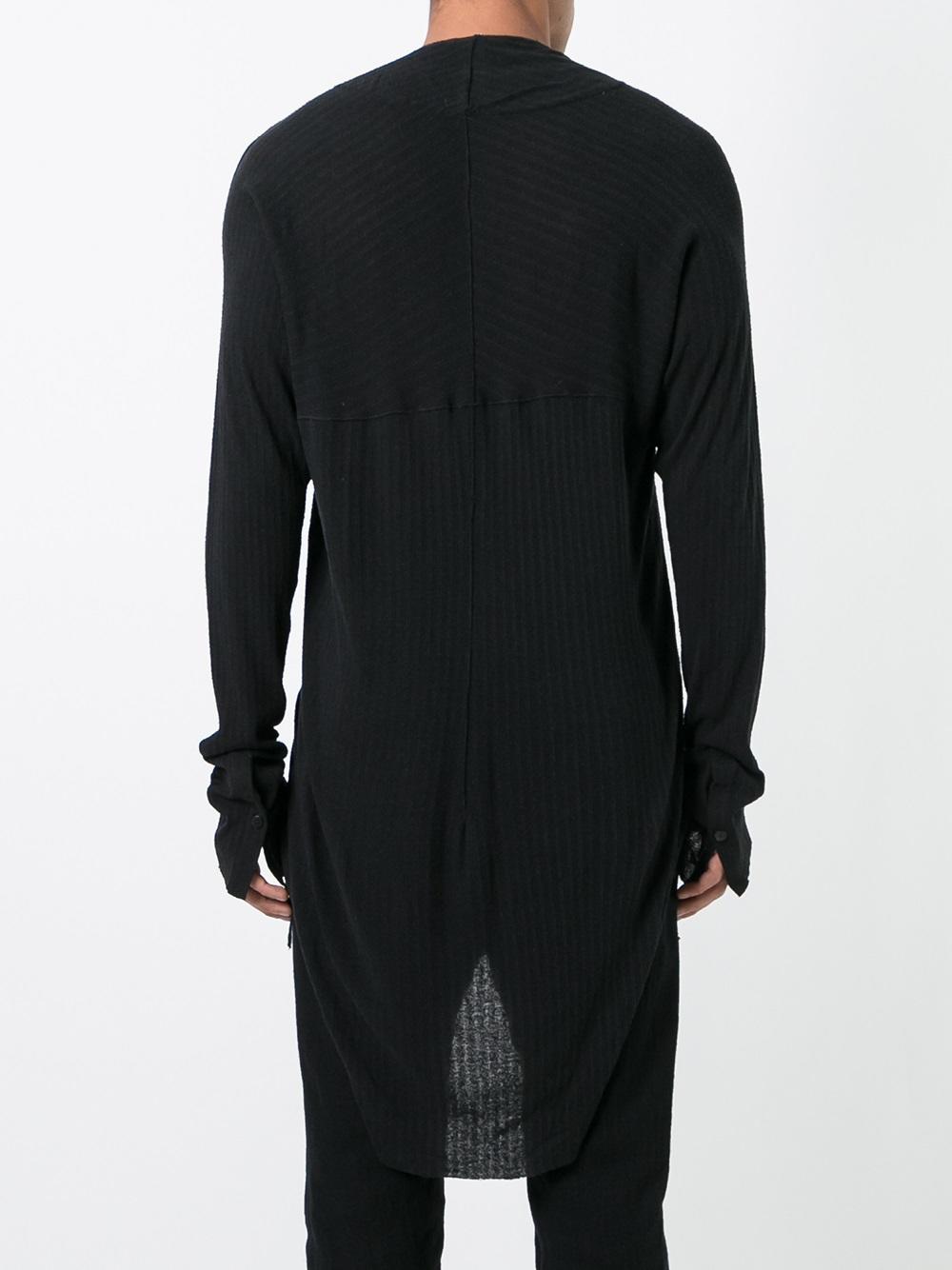 ribbed strap detail jersey