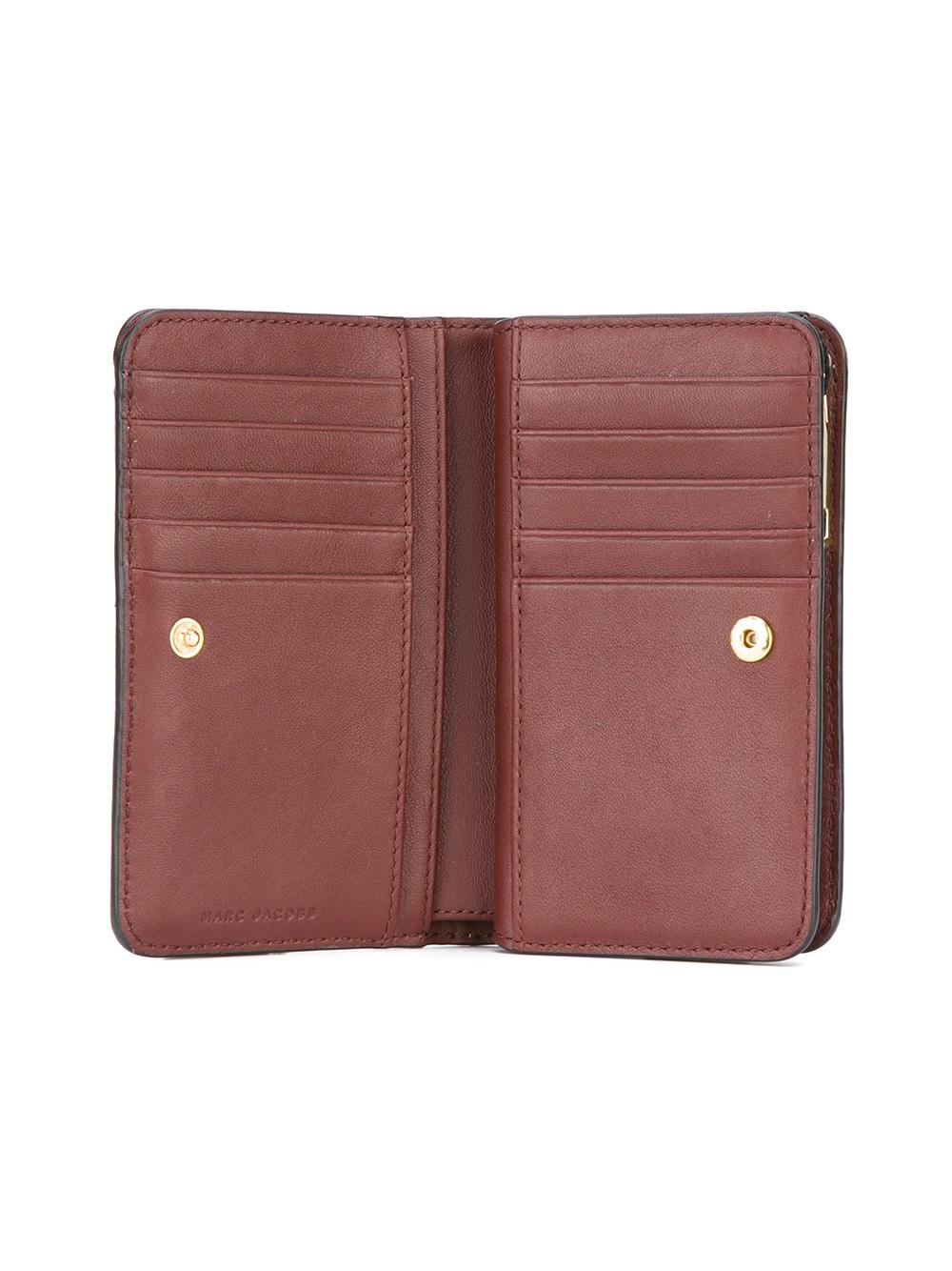 bi-colour compact wallet