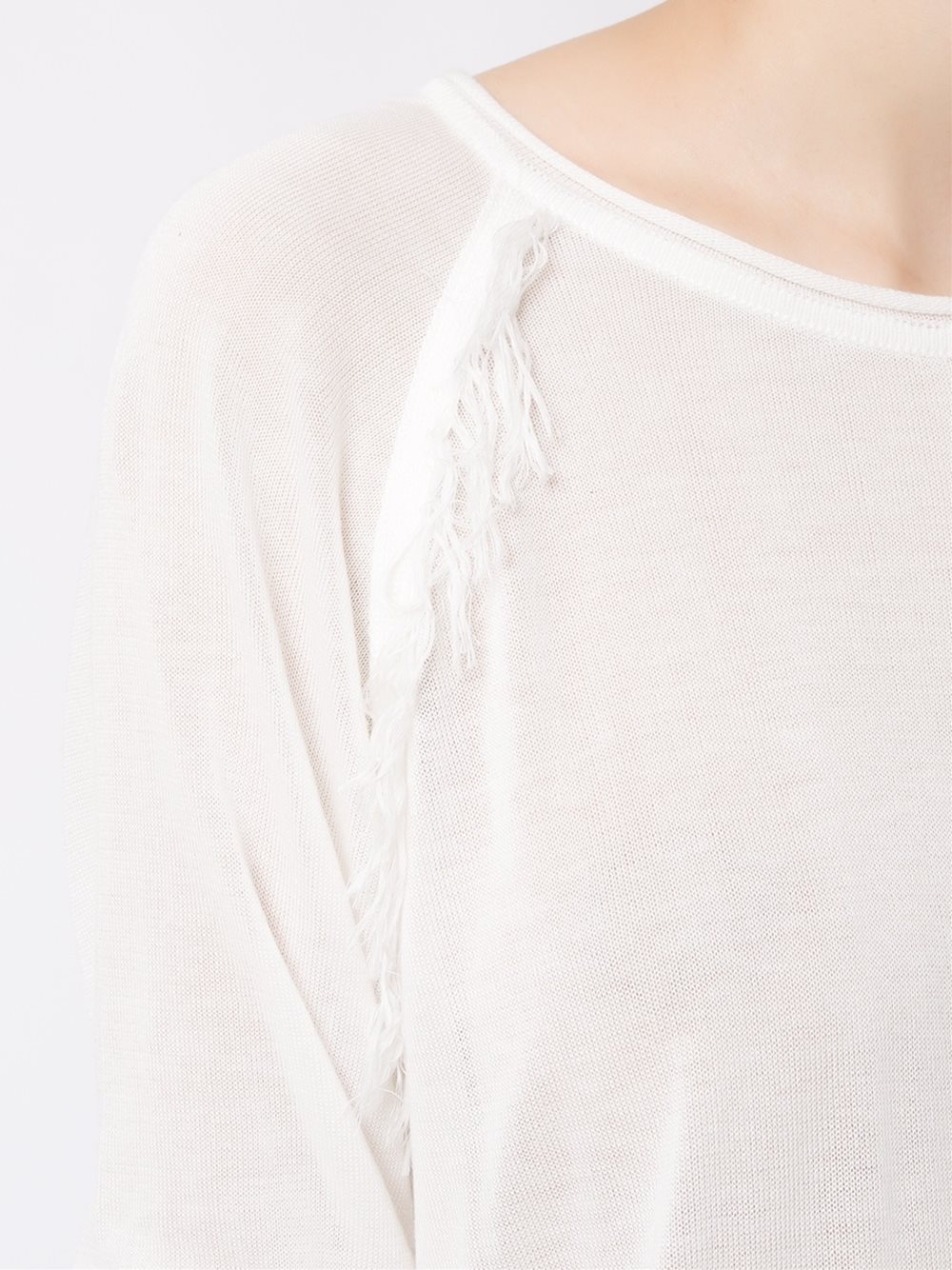 fringed blouse