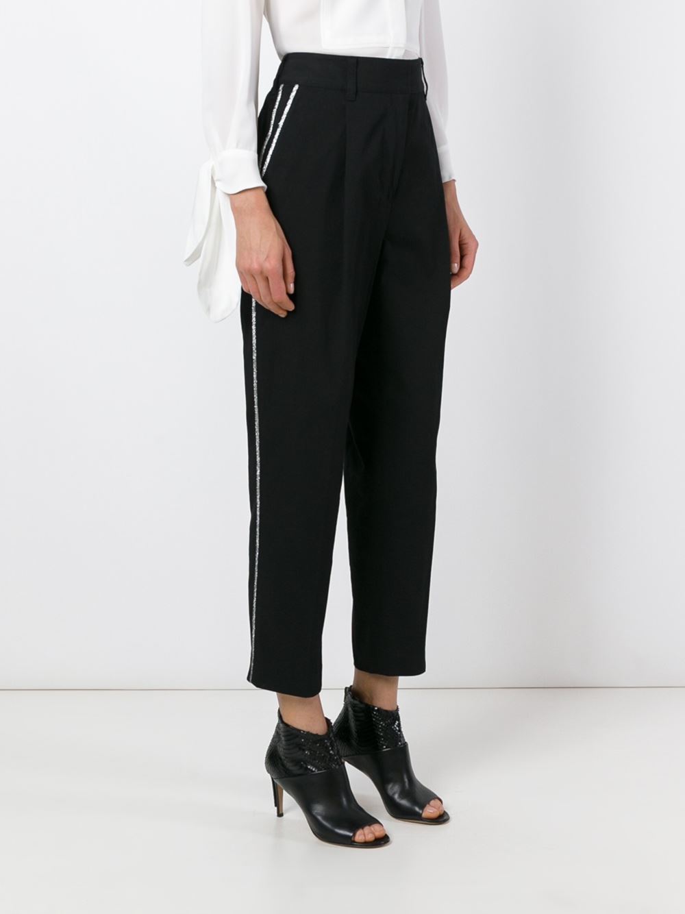 cropped trousers