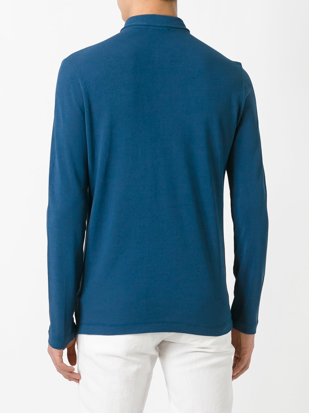 longsleeved polo shirt