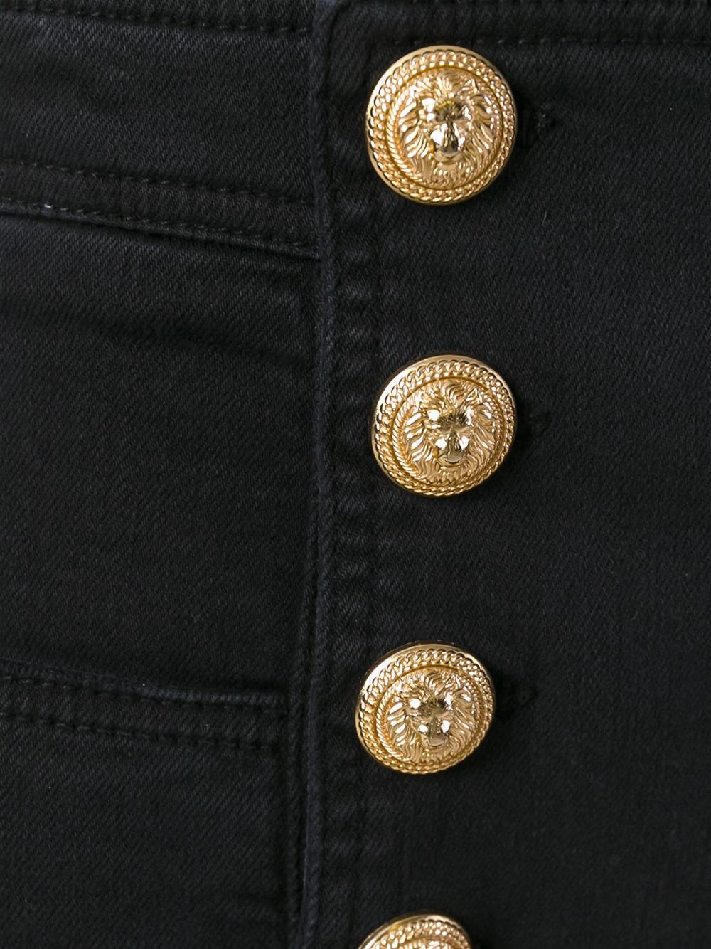 front button trousers