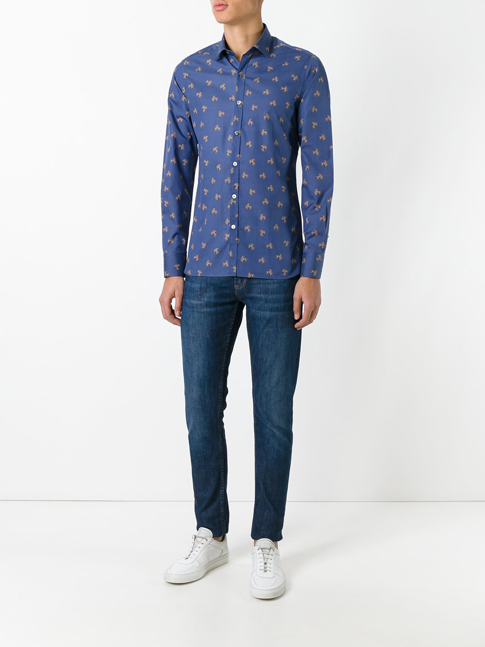 floral print shirt