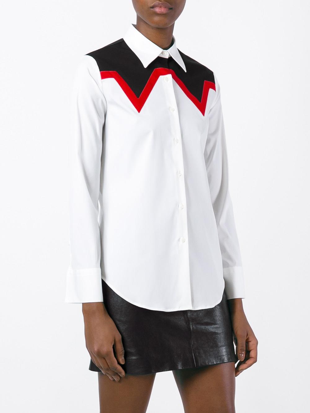 paneled shirt