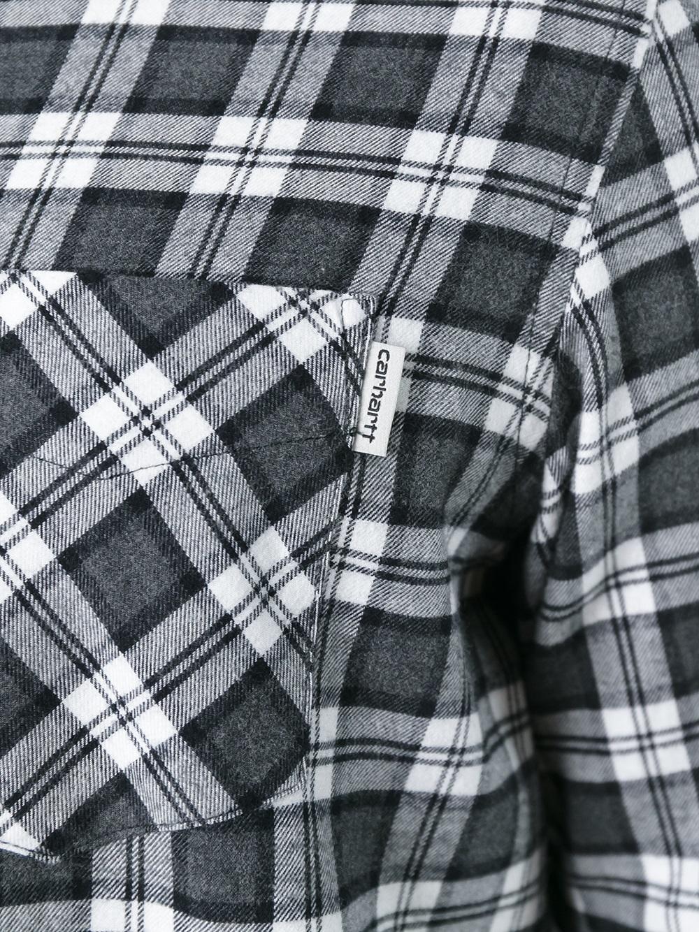 button-down plaid shirt