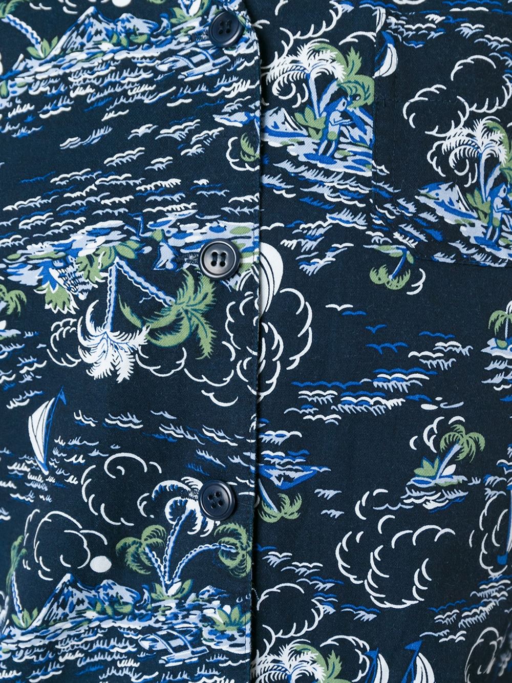 印花衬衫