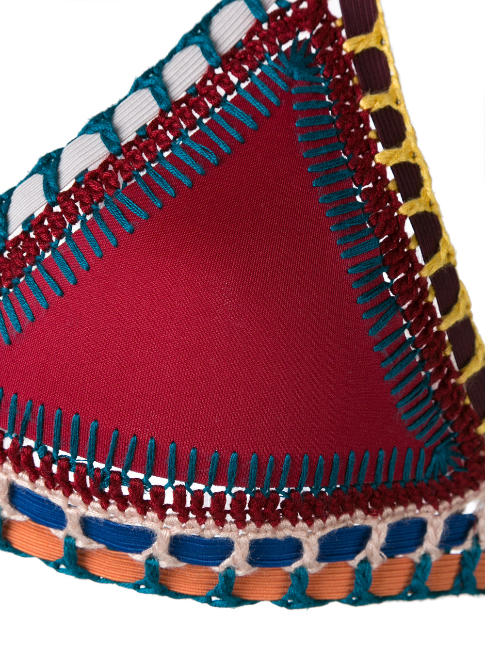 Embroidered Soley bikini top