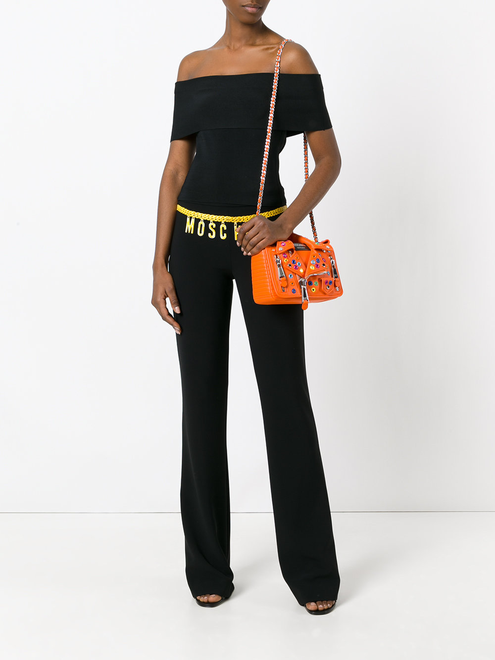 biker jacket shoulder bag 