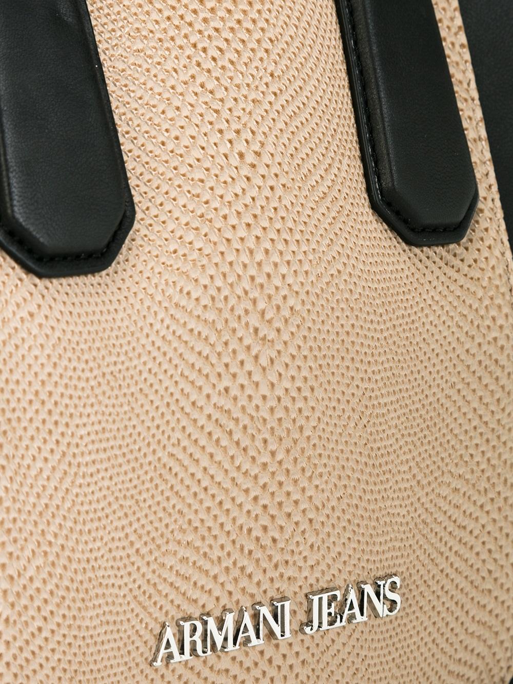 bicolour medium tote