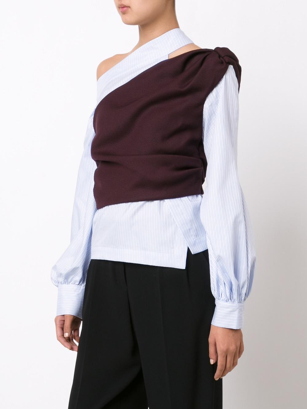 asymmetric blouse