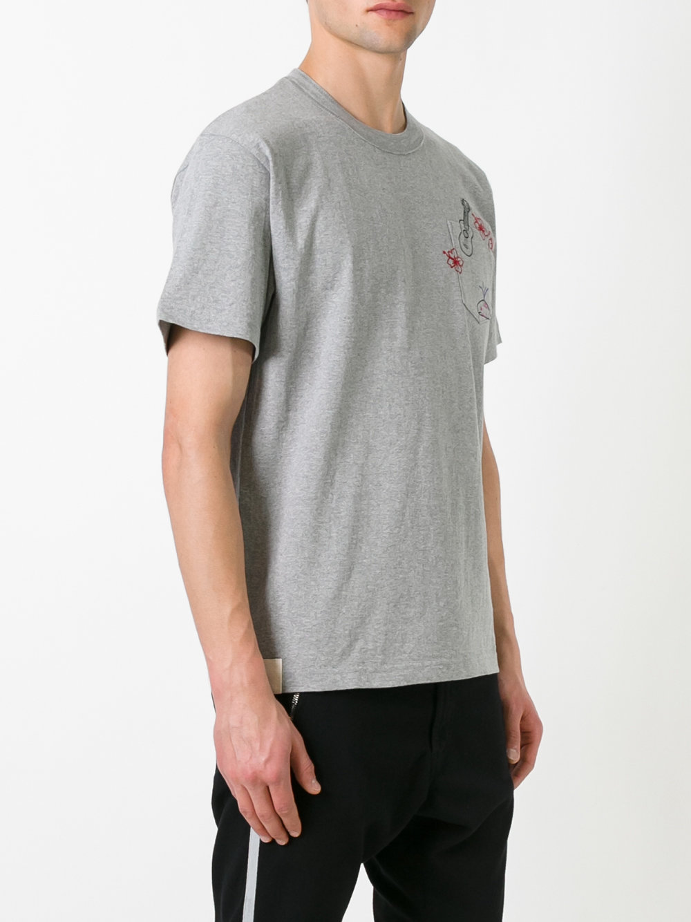 embroidered chest t-shirt