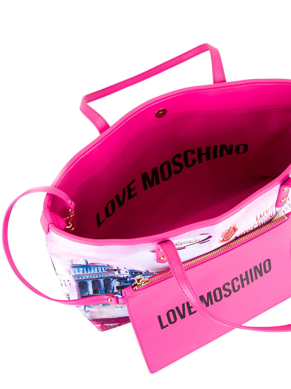 Venice print tote