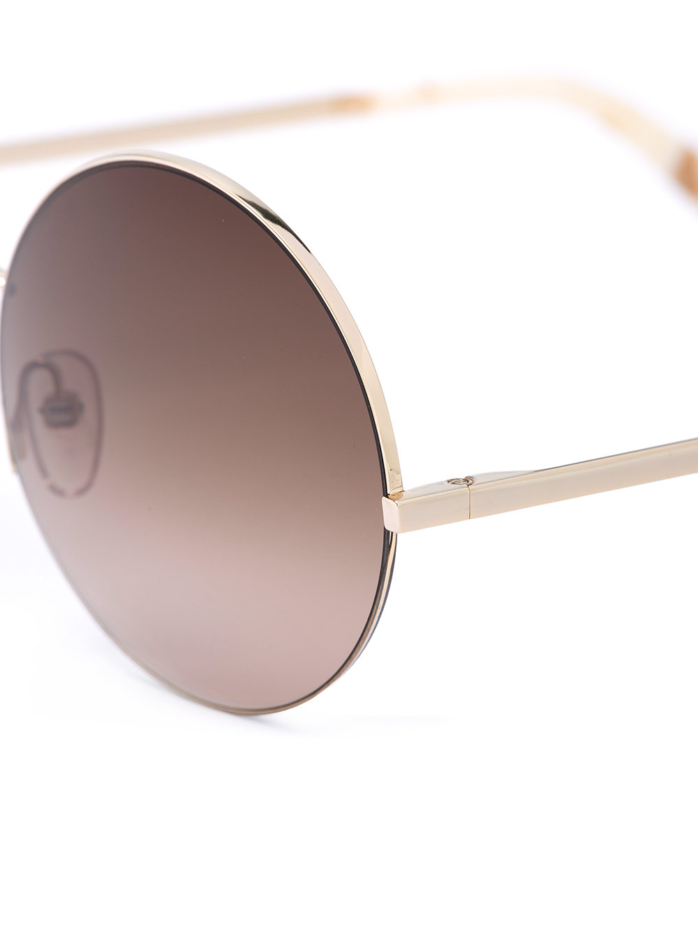 round gradient lens sunglasses