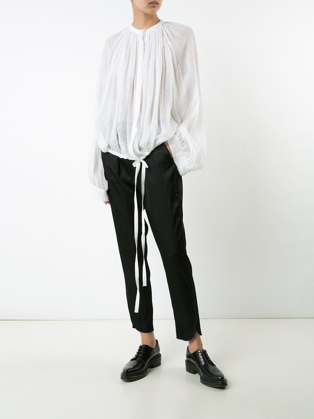 pleated blouse 