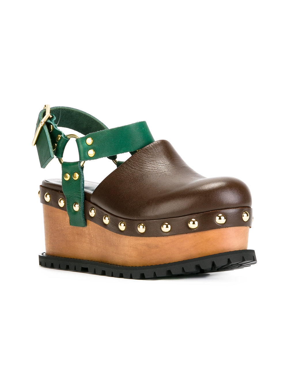 studded clog sandals