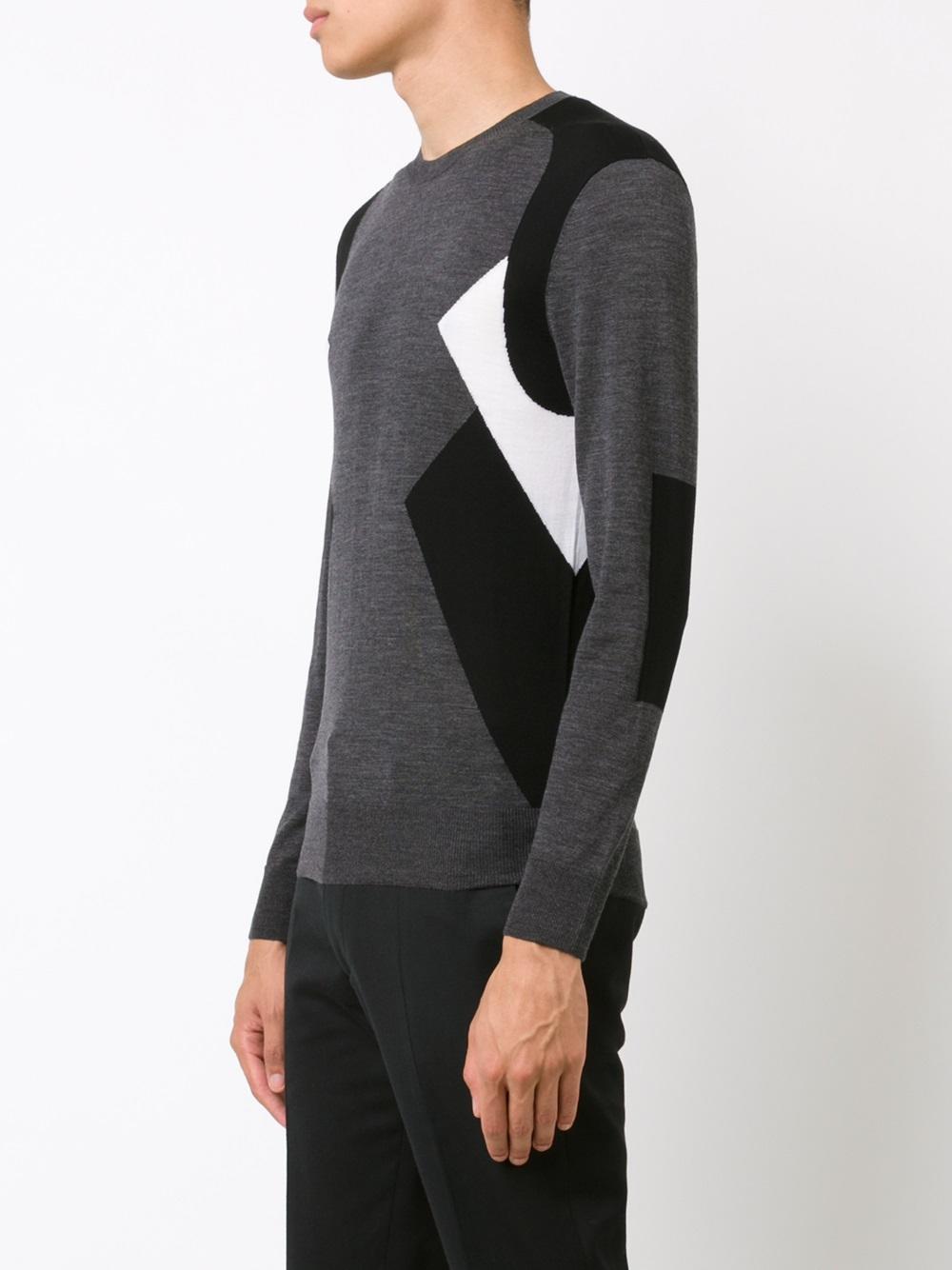 colour block jumper