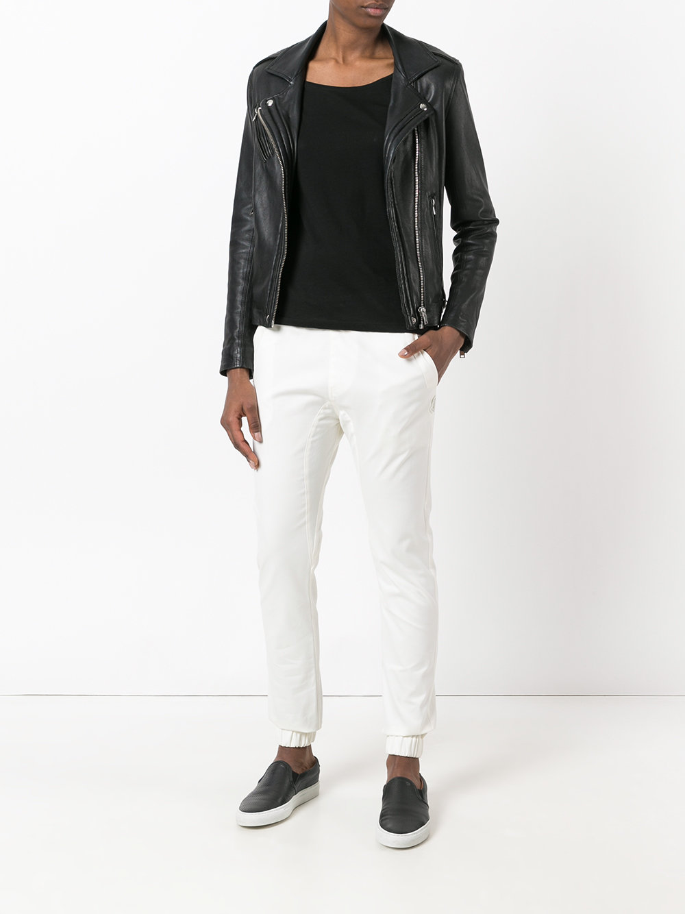 front lace-up pants