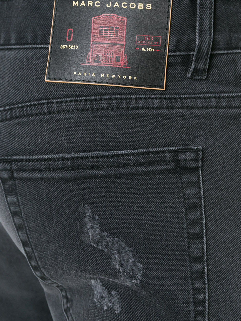 distressed jeans