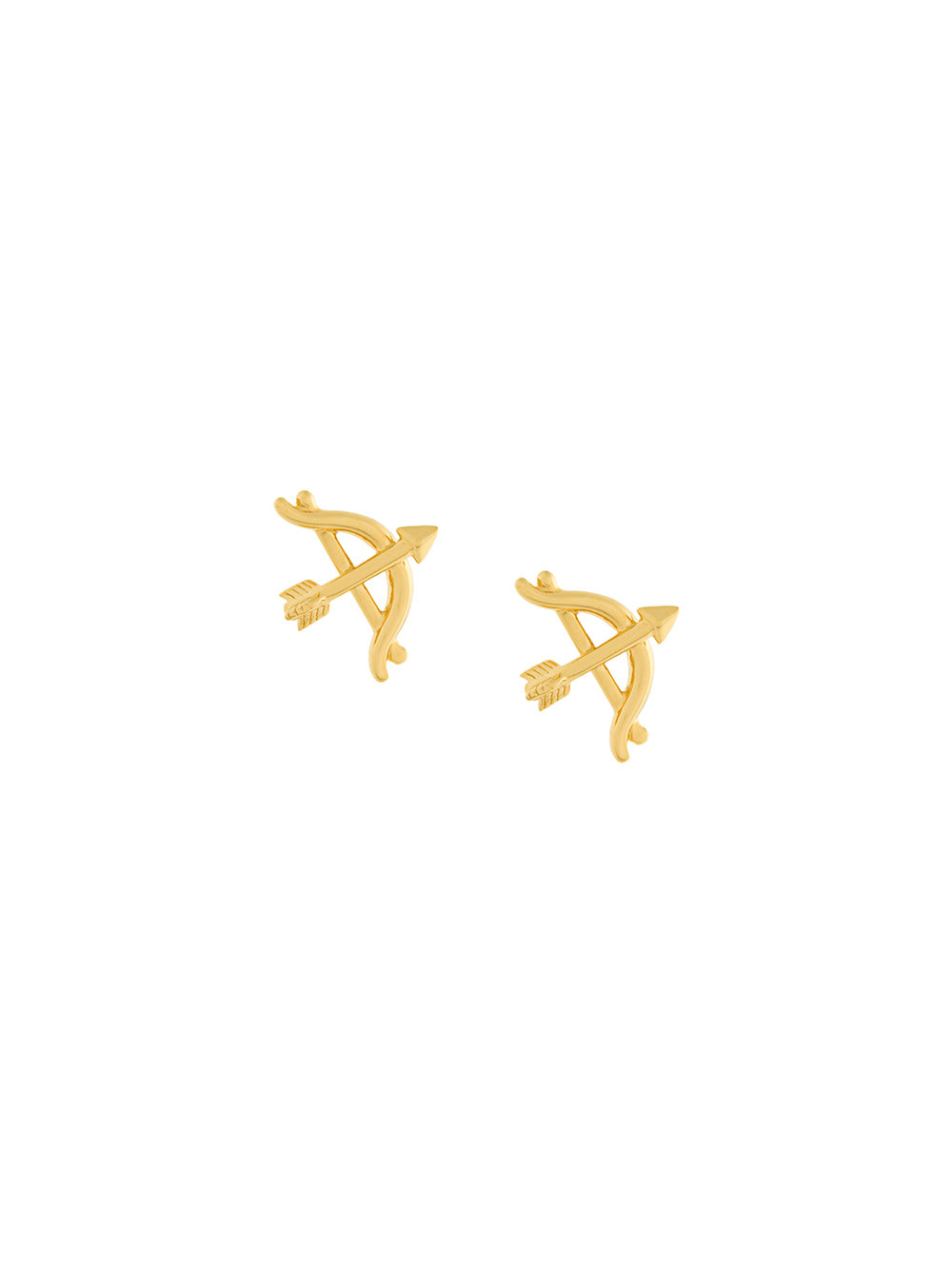 'Mini Bow and Arrow Biography' stud earrings