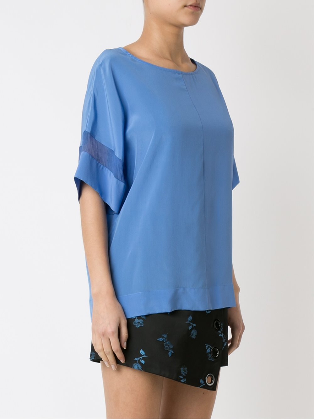 panelled blouse