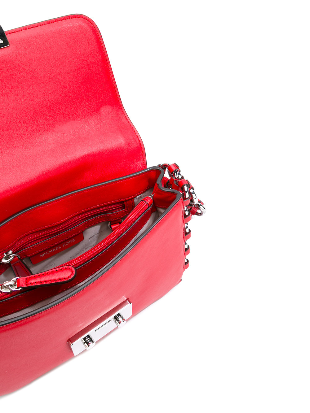 eyelet strap shoulder bag 