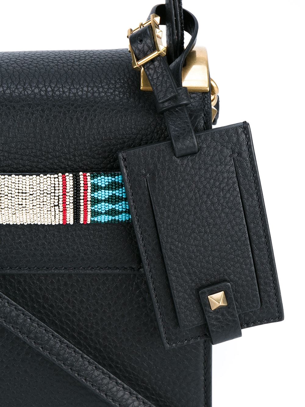 'My Rockstud'珠绣手提包
