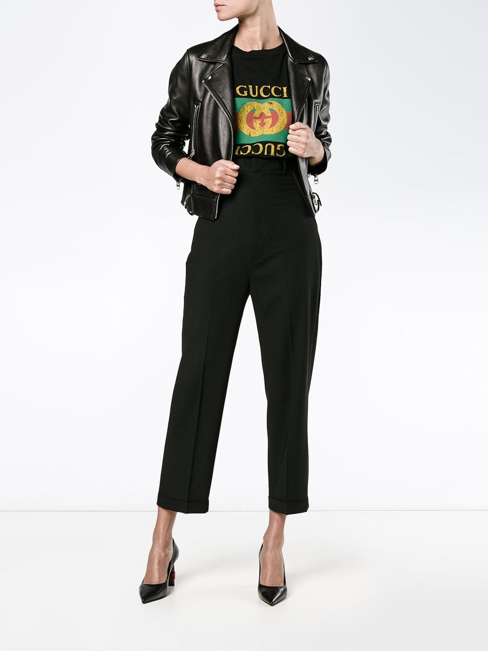 Tapered High Waist Trousers