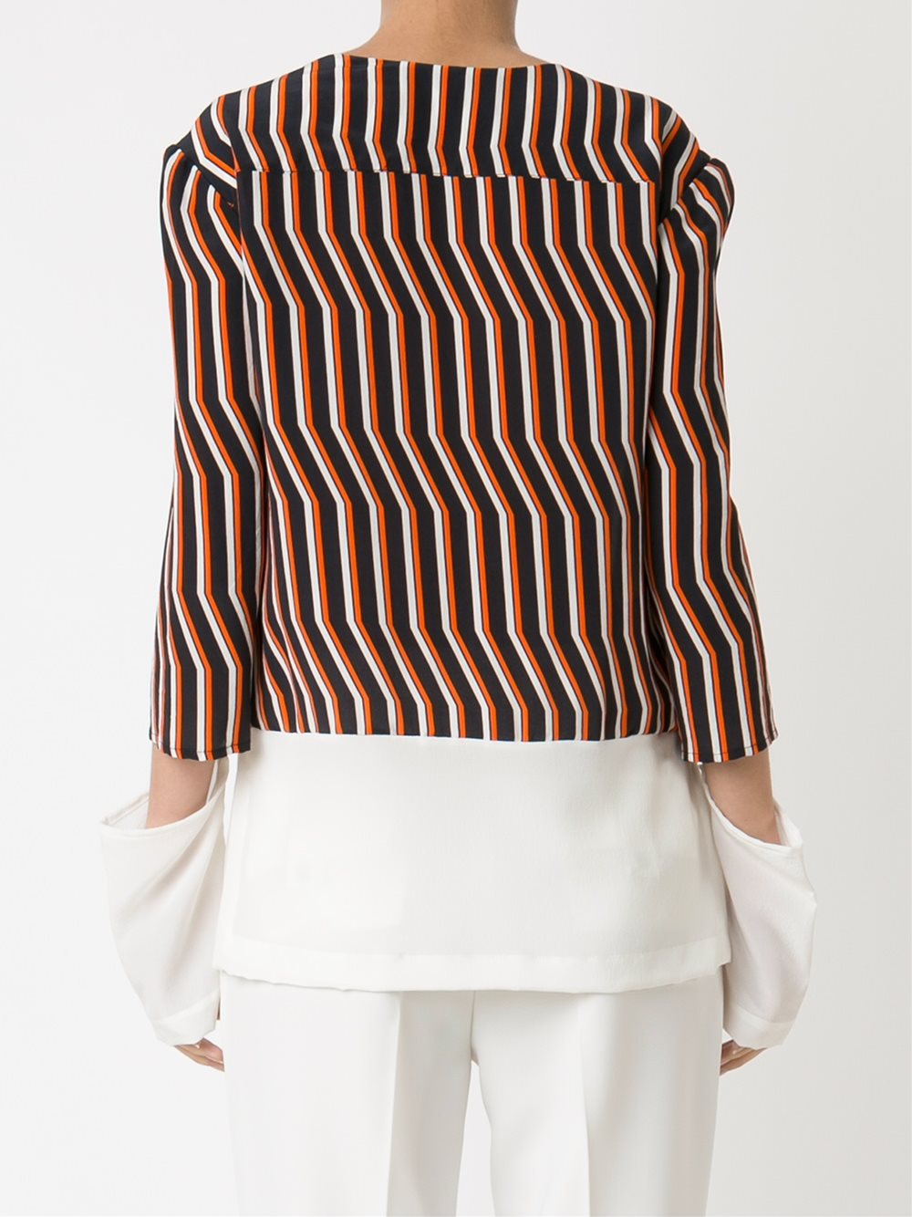 striped blouse